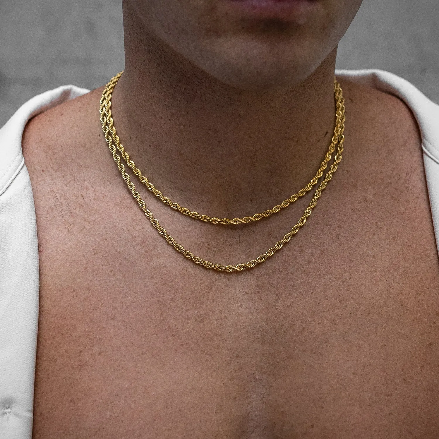 4mm Rope Chain (Gold)