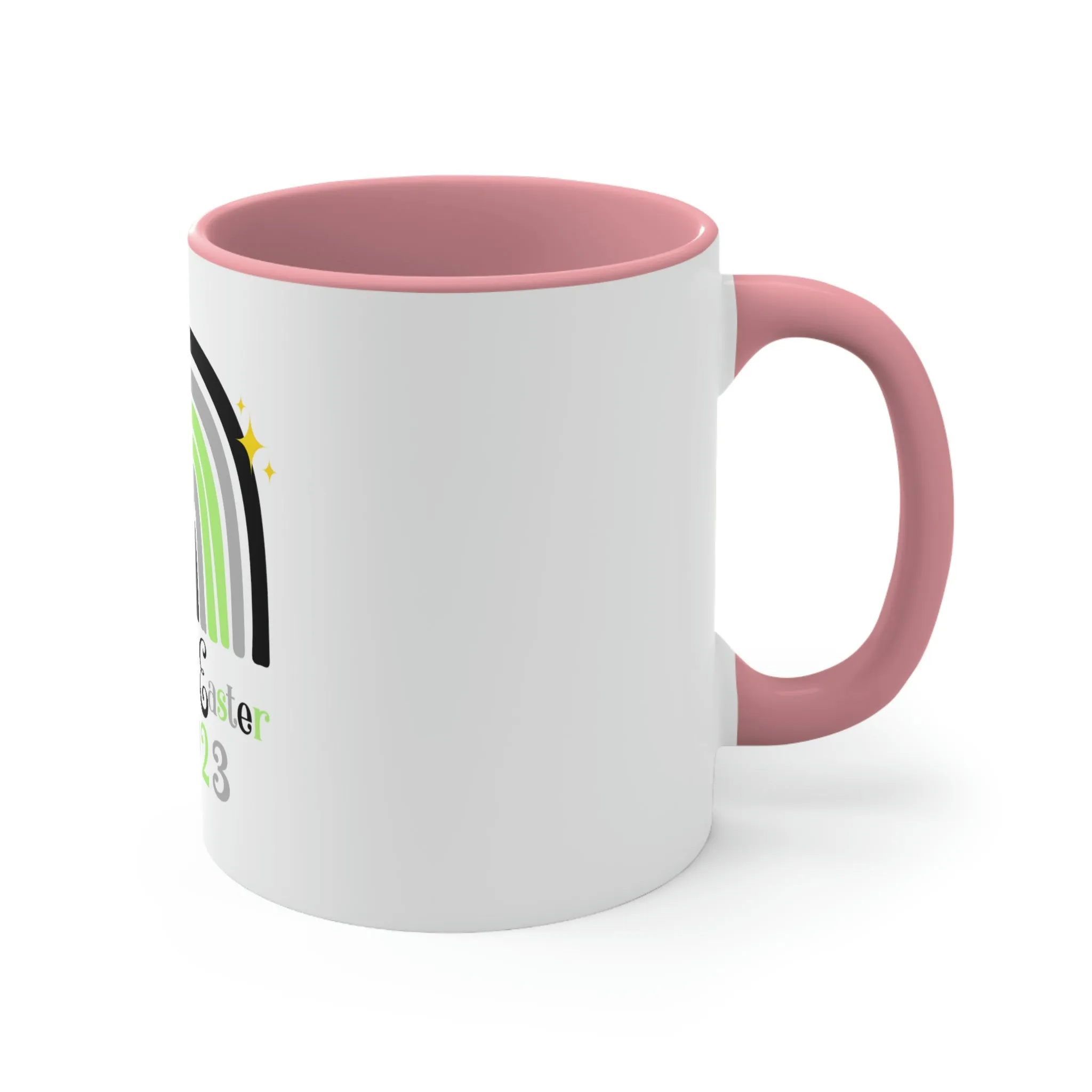 Agender Flag Accent Coffee Mug Easter Festival - Happy Easter 2023