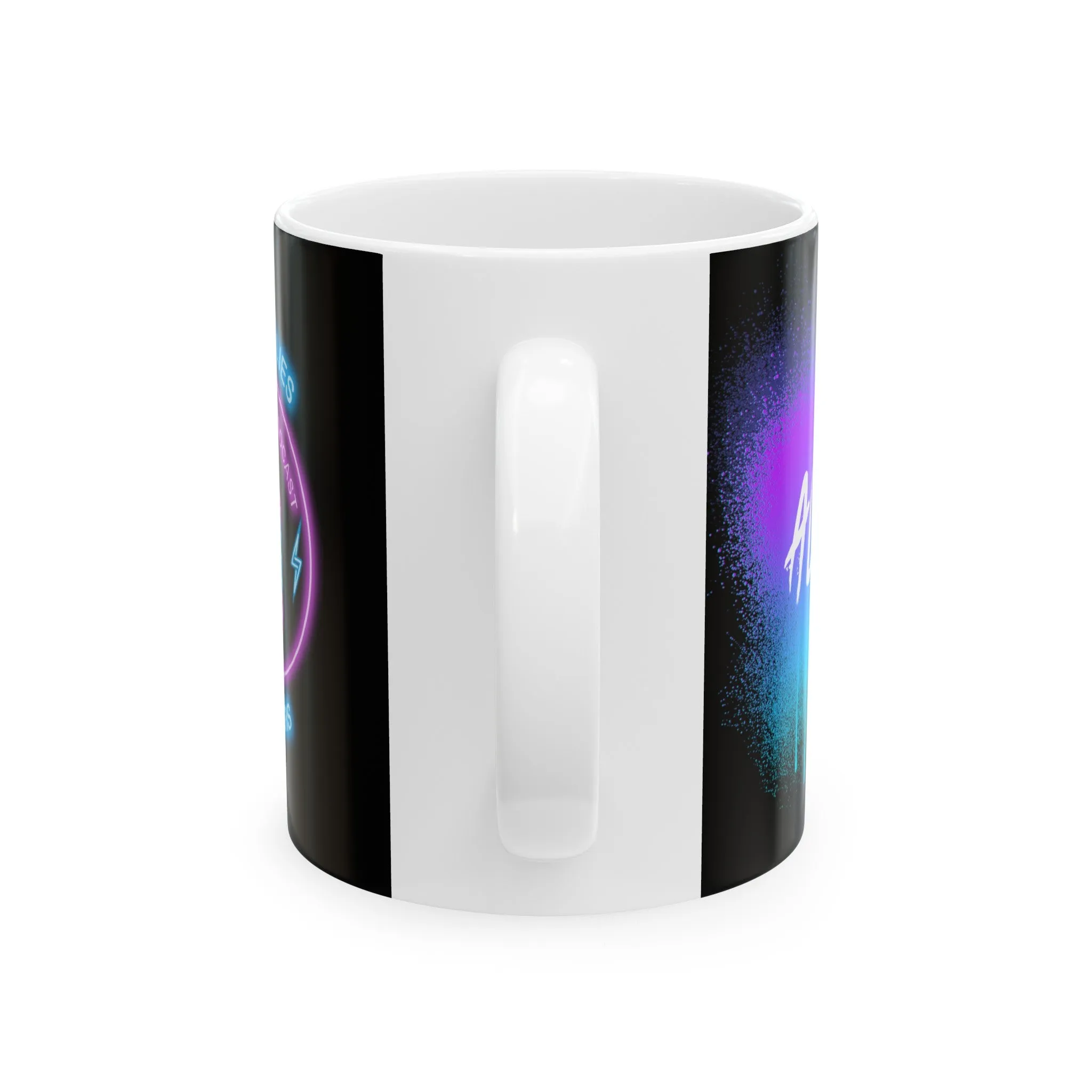 Alibier Spray Paint Ceramic Mug, (11oz, 15oz)