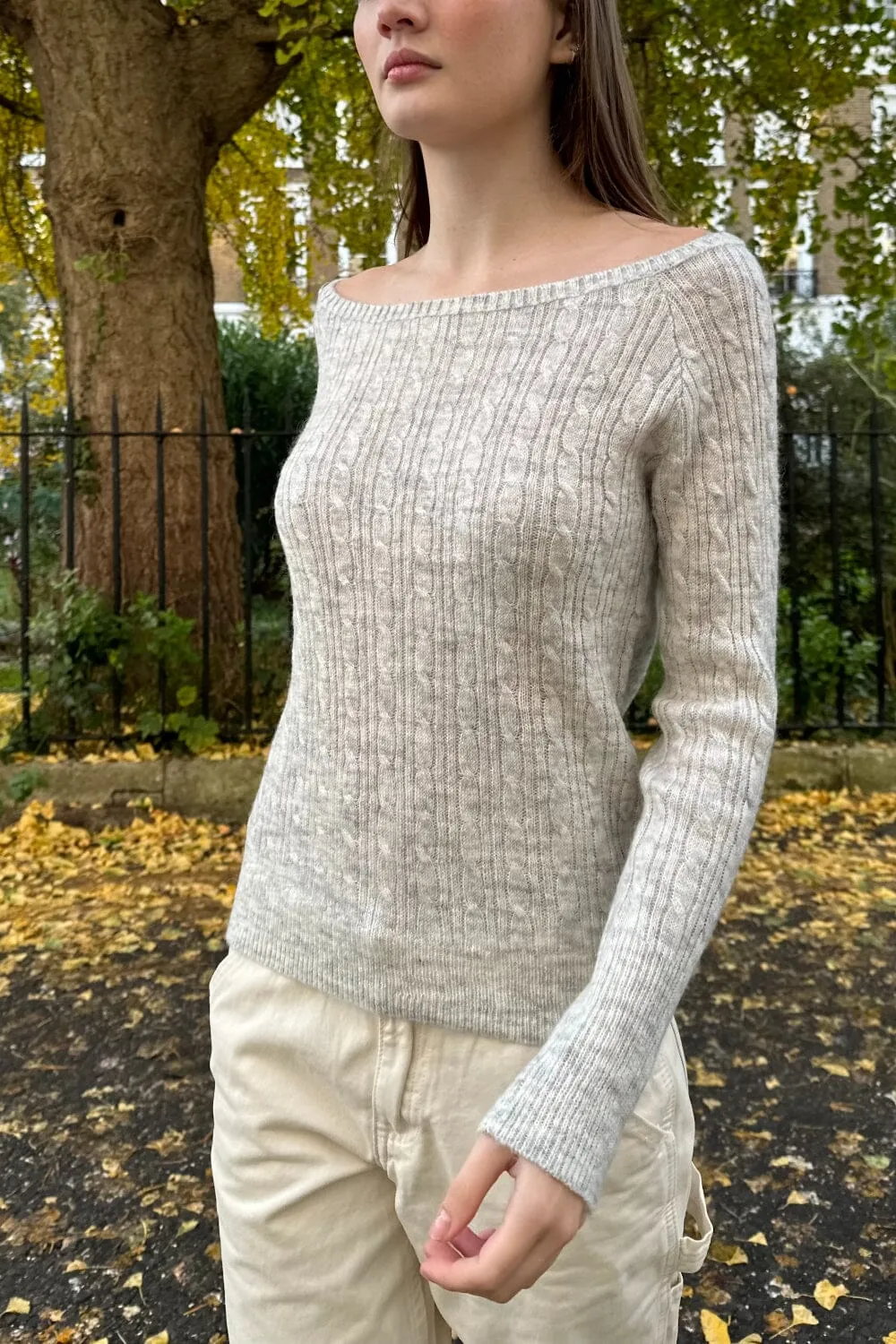 Bonnie Cable Knit Top