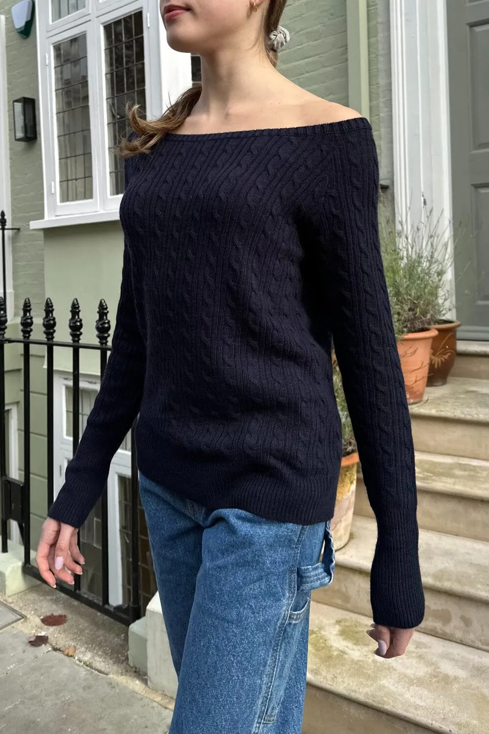 Bonnie Cable Knit Top