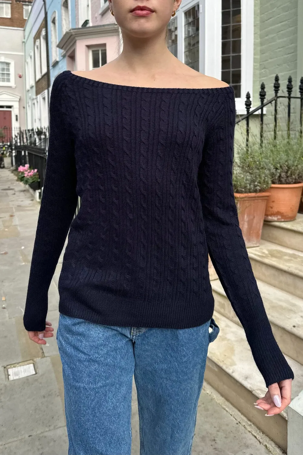 Bonnie Cable Knit Top