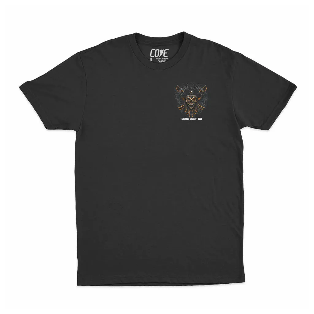 Cove Surf Co Blackbeard Tee - Black