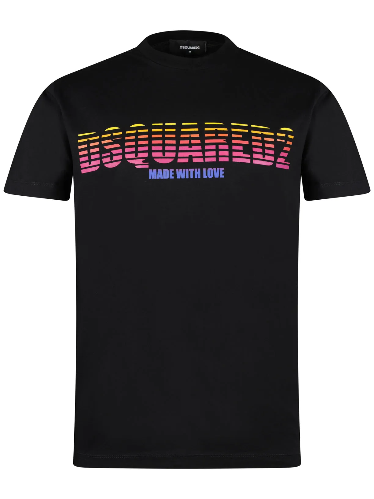 DSquared Multi Colour Logo T Black