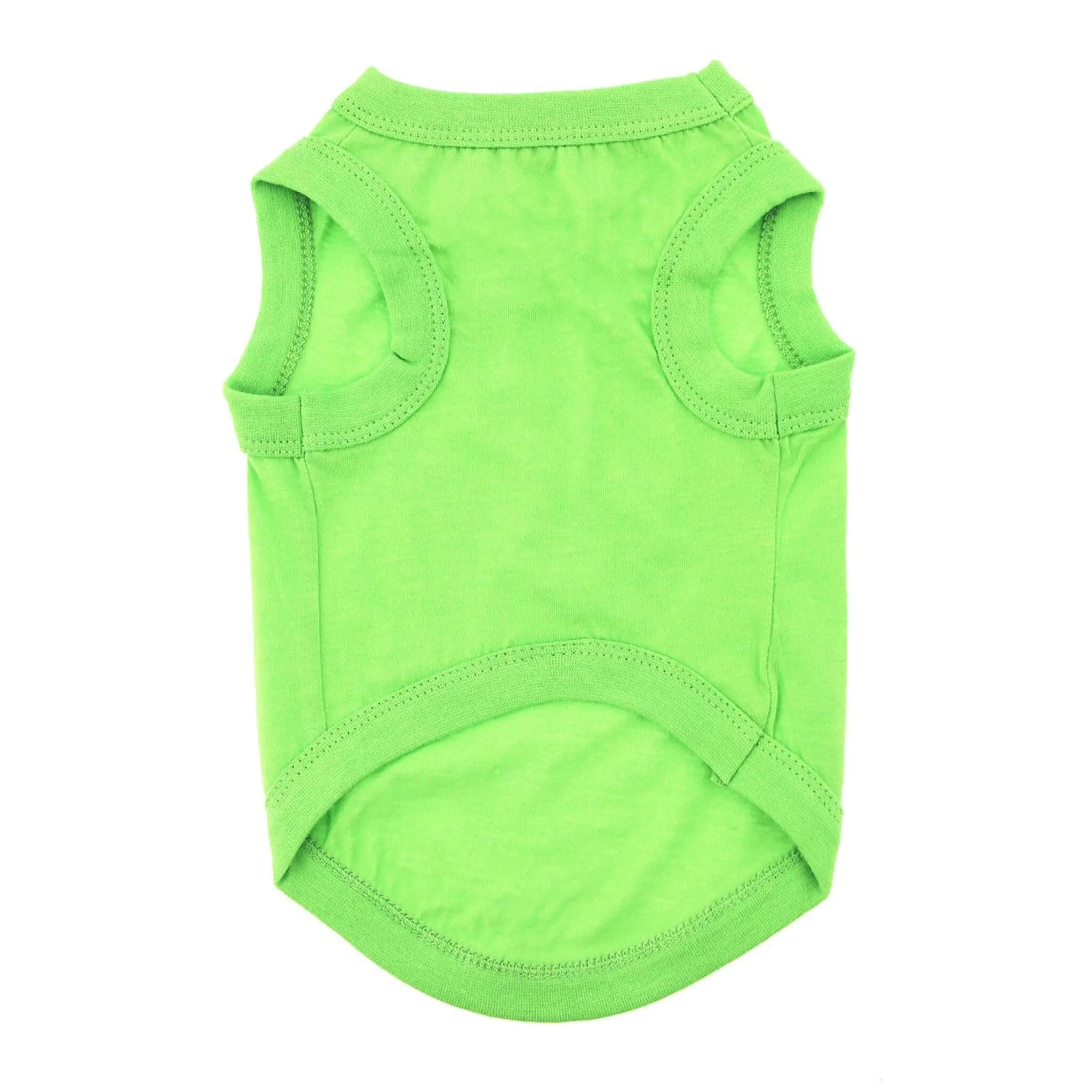 Green Flash Cotton Dog Tank