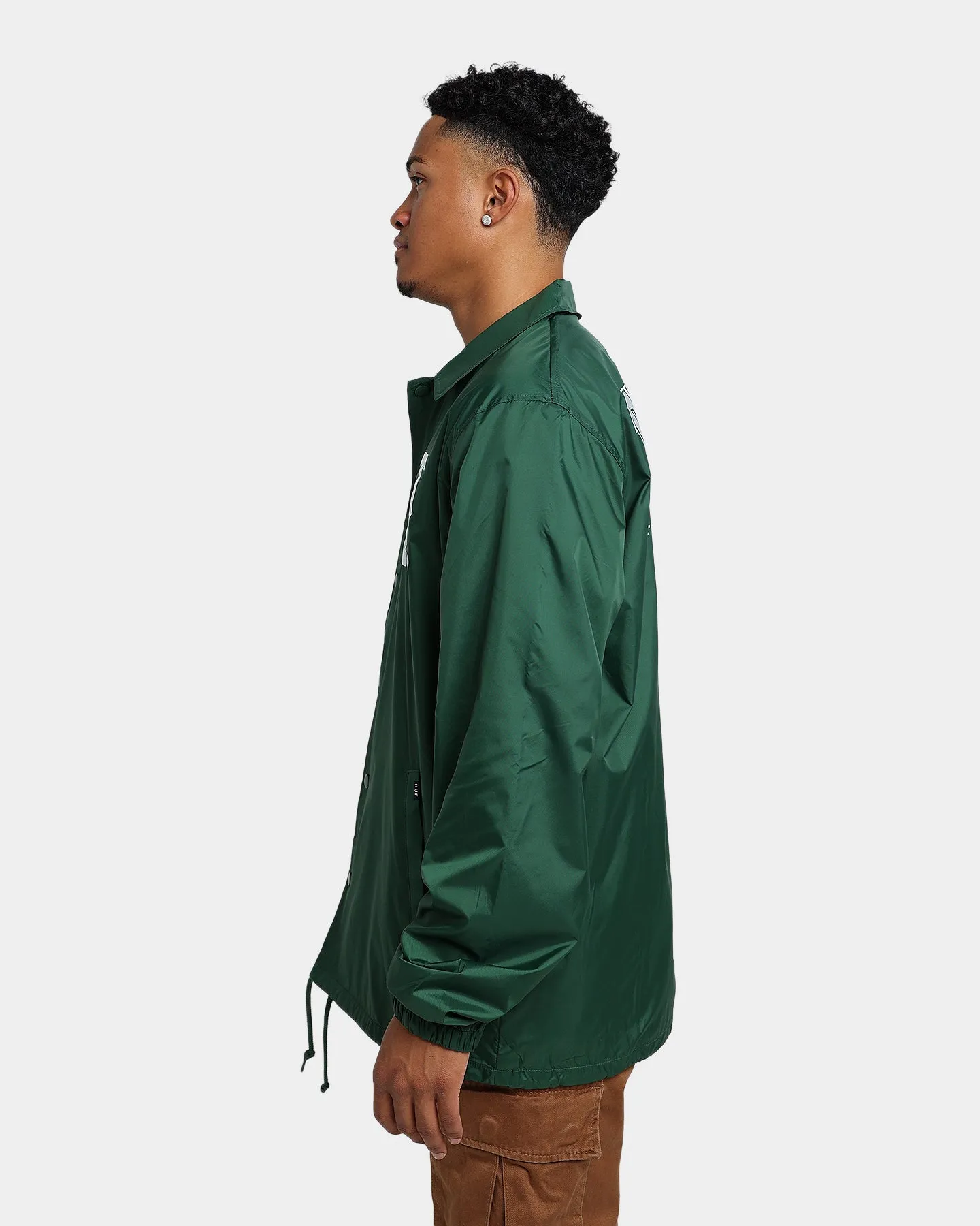 HUF X Thrasher Split Coaches Jacket Forest Green