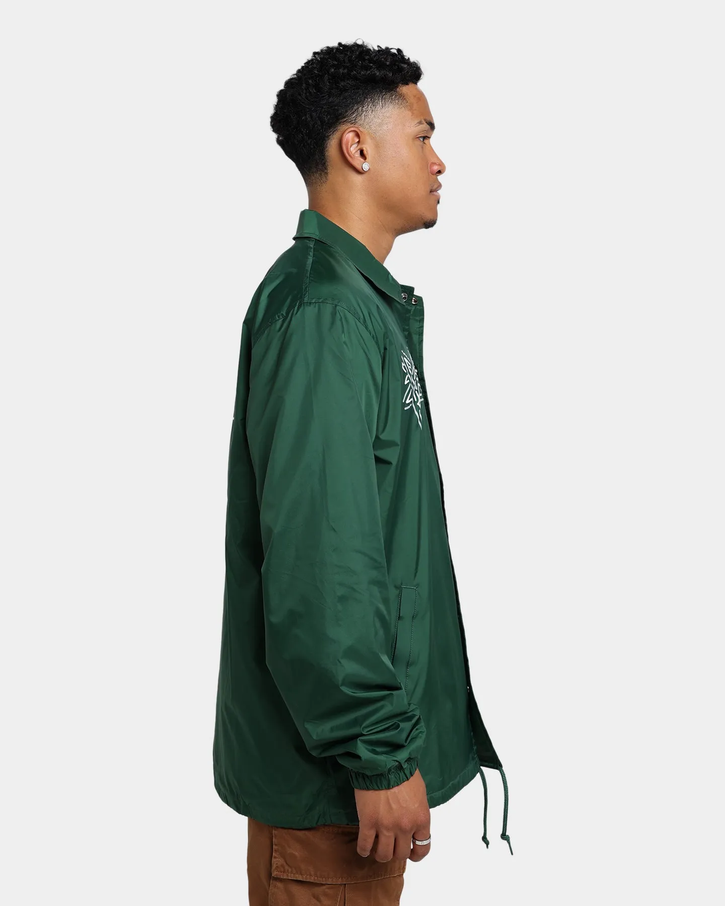 HUF X Thrasher Split Coaches Jacket Forest Green