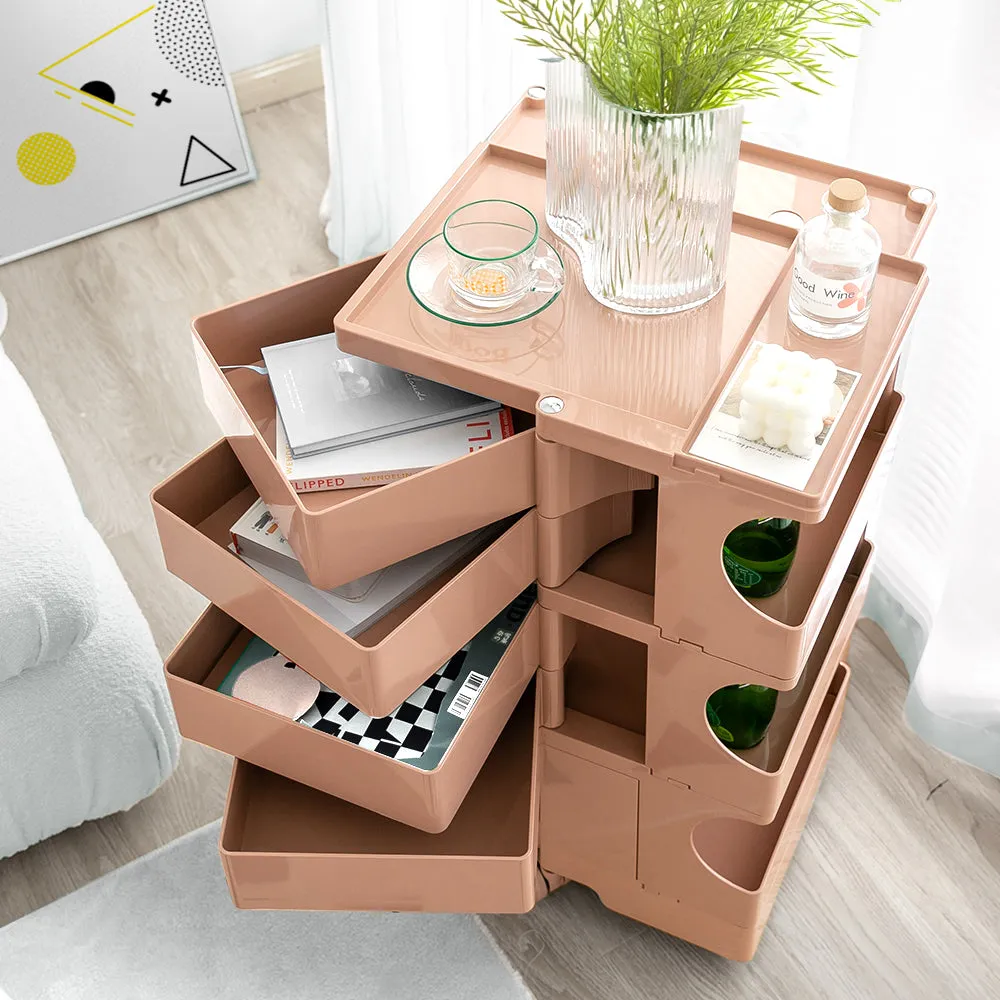 Multifunctional 5-Tier Storage Trolley with Shelves ArtissIn