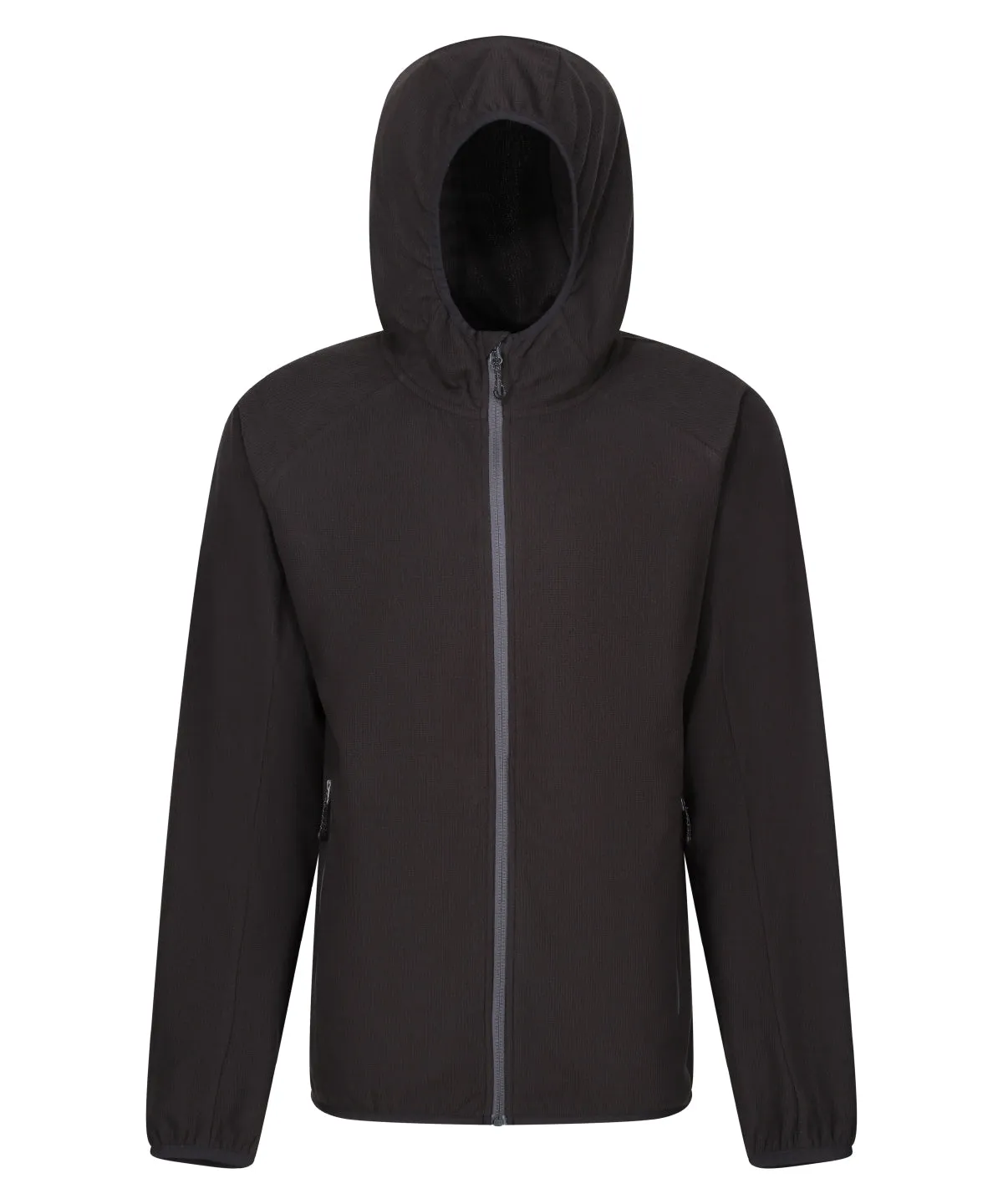 Navigate full zip-fleece | Black/Seal Grey