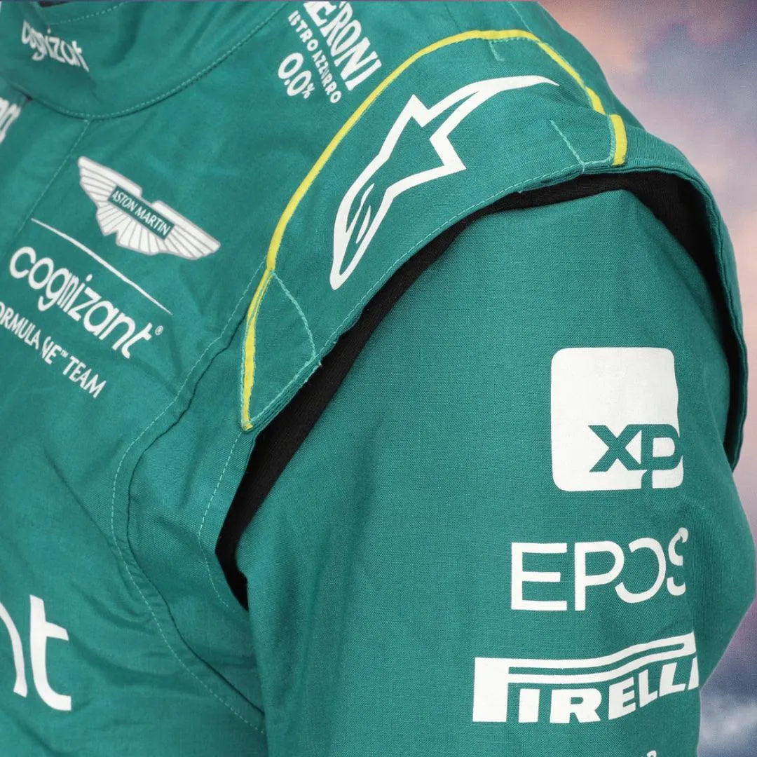 NEW LANCE STROLL 2023 RACE SUIT ASTON MARTIN F1