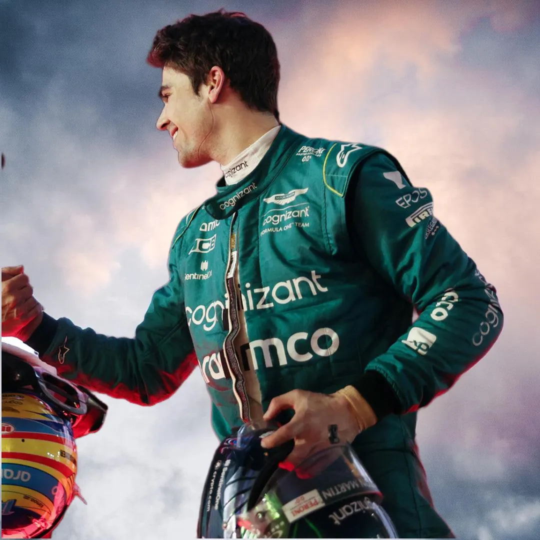 NEW LANCE STROLL 2023 RACE SUIT ASTON MARTIN F1