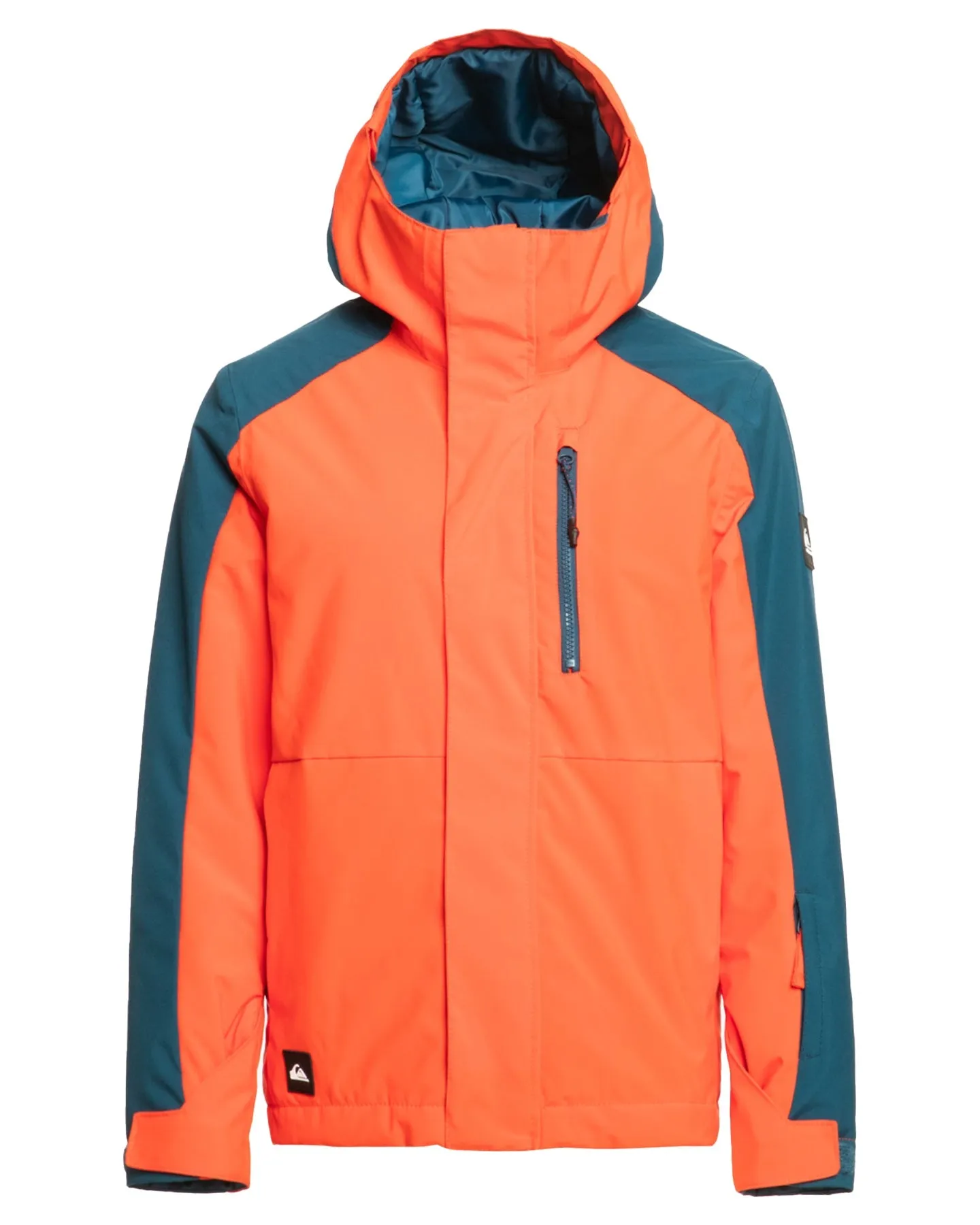 Quiksilver Boys' 4-16 Mission Block Technical Snow Jacket - Grenadine