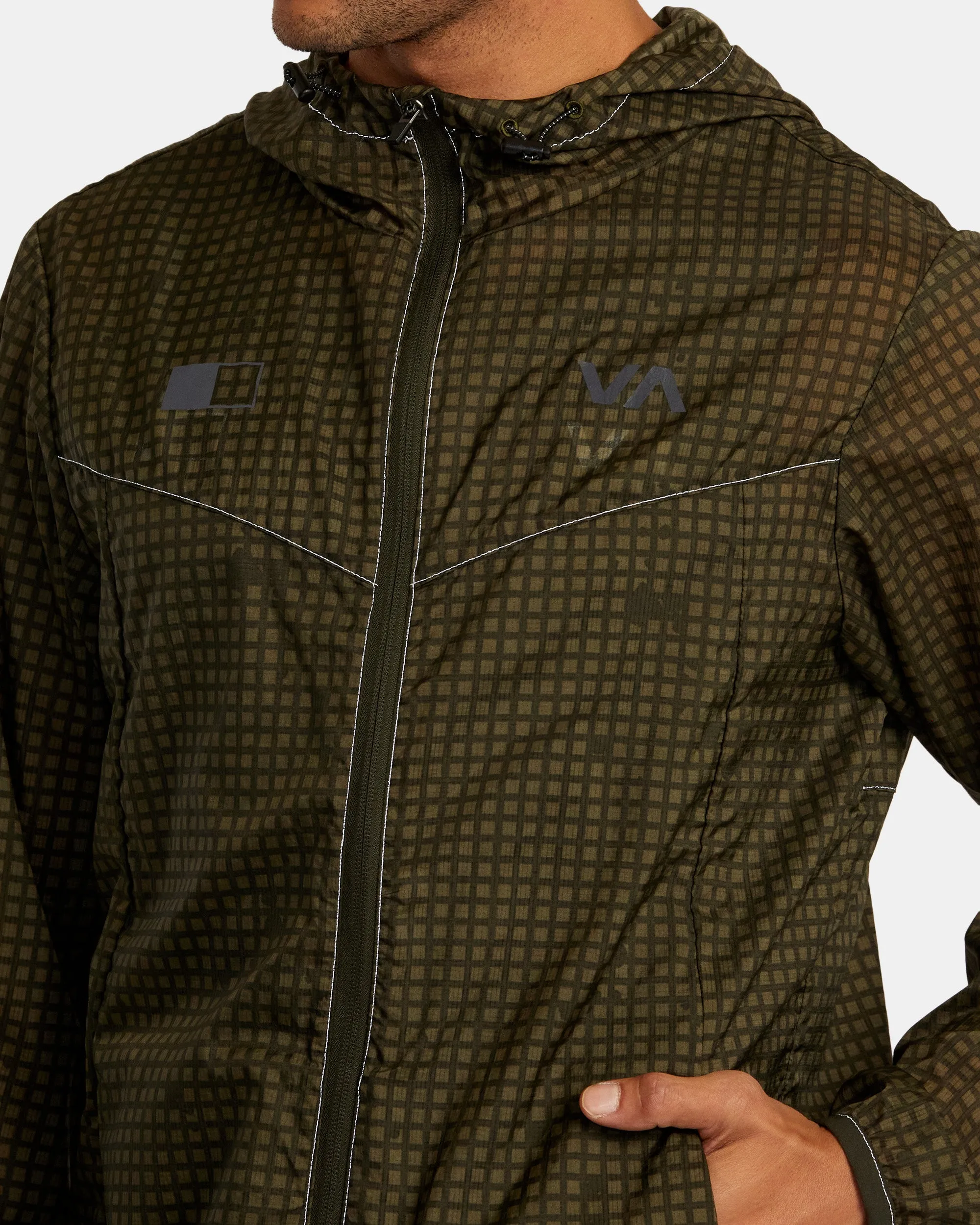 RVCA Runner Lightweight Training Jacket - Camo