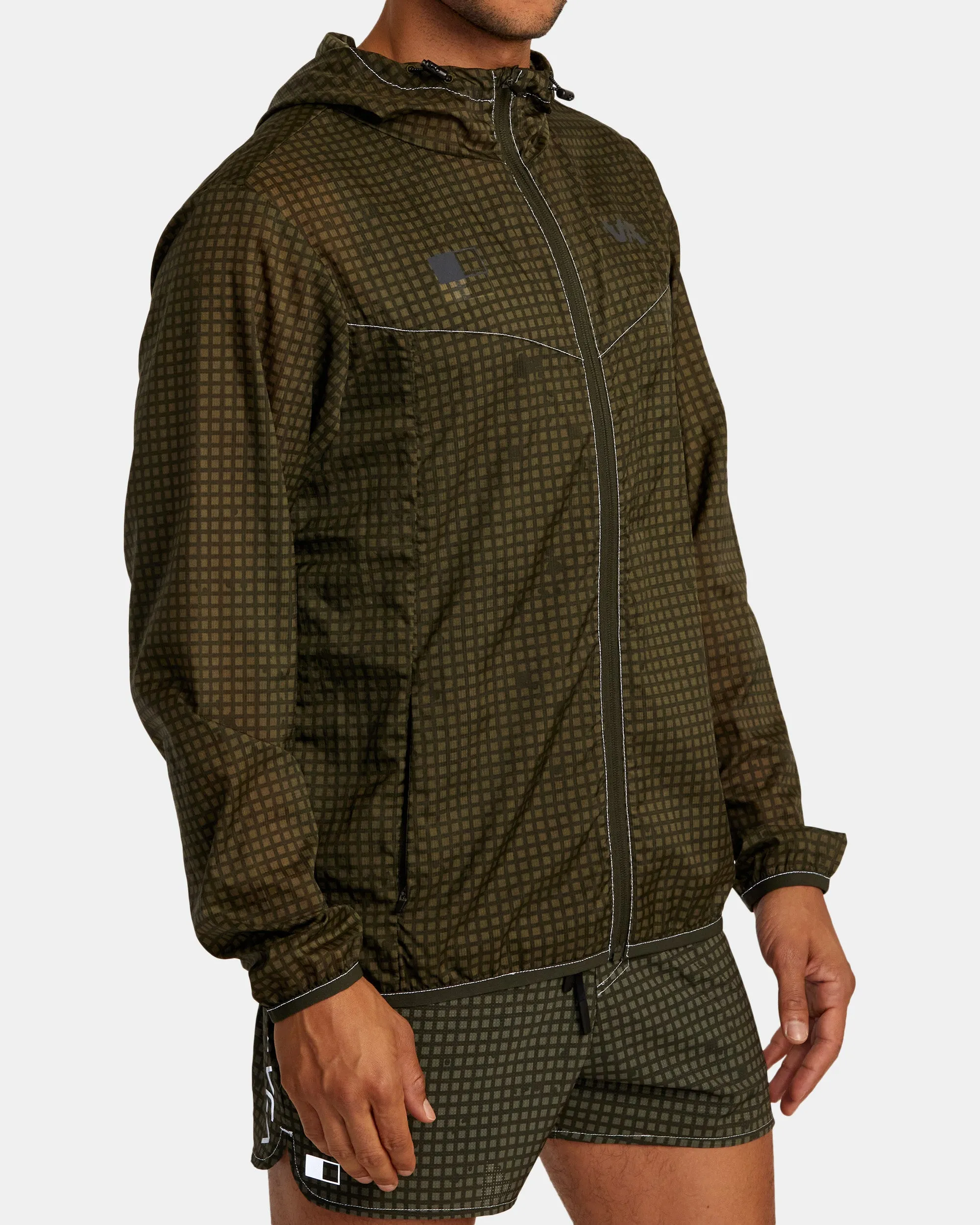 RVCA Runner Lightweight Training Jacket - Camo