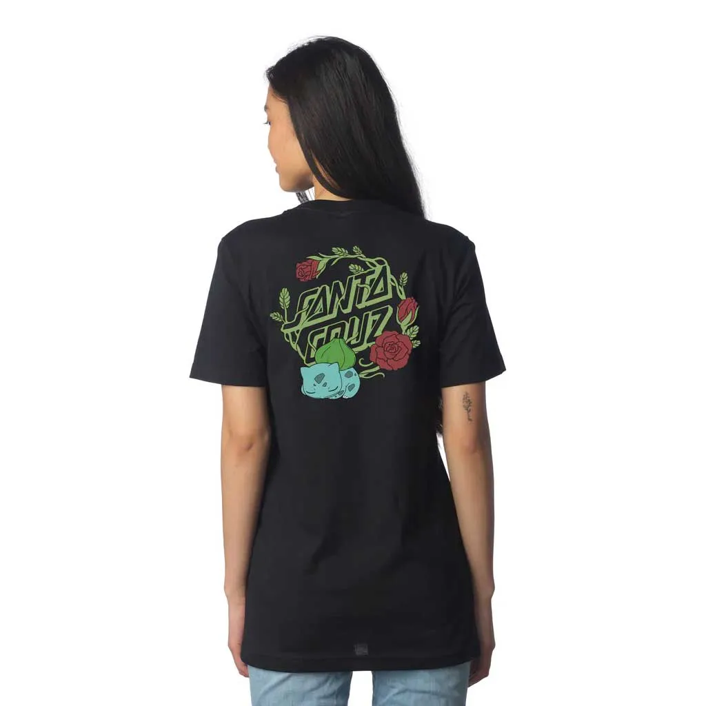 Santa Cruz x Pokemon Grass Type 1 S/S Tee - Black