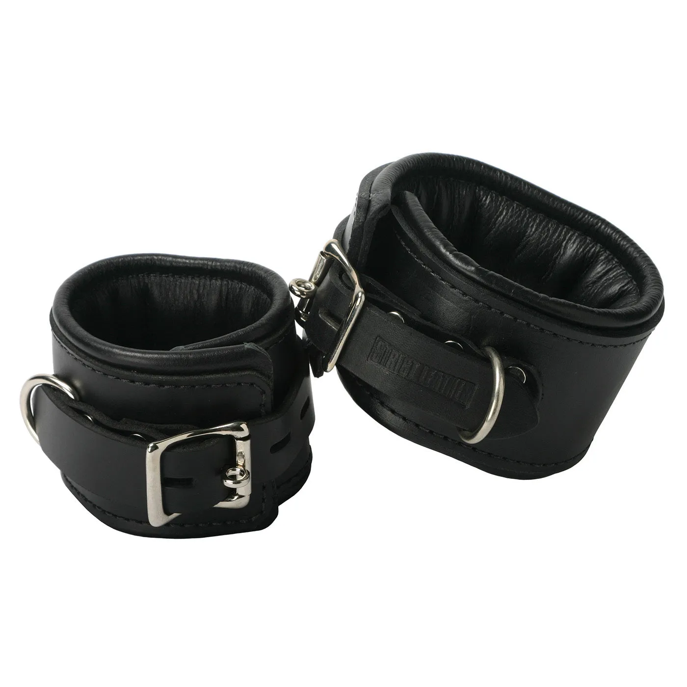 Strict Leather Padded Premium Locking Ankle Restraints