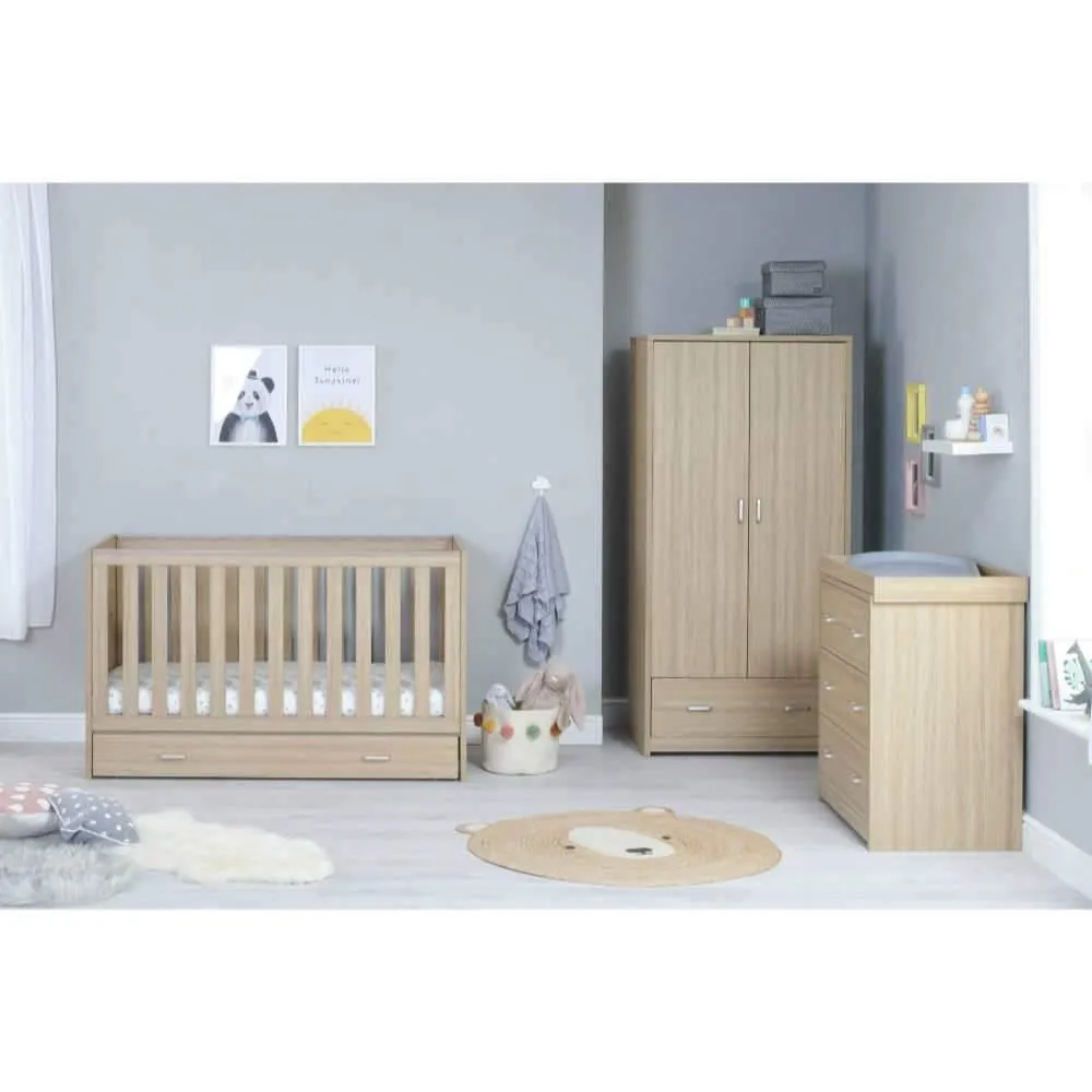 Veni Nursery Furniture Set 3 pcs - Oak