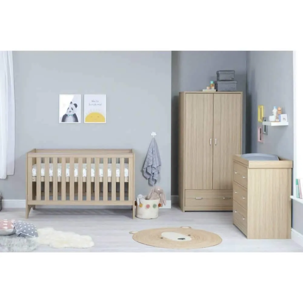 Veni Nursery Furniture Set 3 pcs - Oak