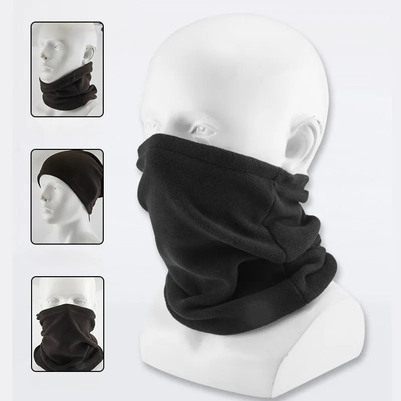 Winter Warmth Polar Fleece Mask Scarf - Windproof, Coldproof, Breathable, Multifunctional Neck and Face Cover for Cycling, Skiing, and Outdoor Sports - Soft, Lightweight, and Comfortable Accessory for Men and Women